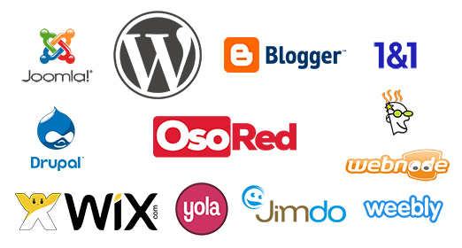 diversos construtores web online